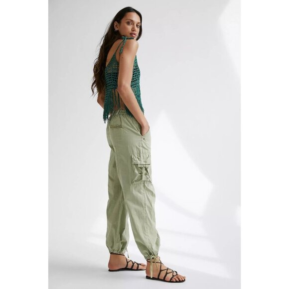 Anthropologie Cargo Pants Tactical Utility Tan Size 27 Gorpcore Granola Girl - Picture 7 of 11